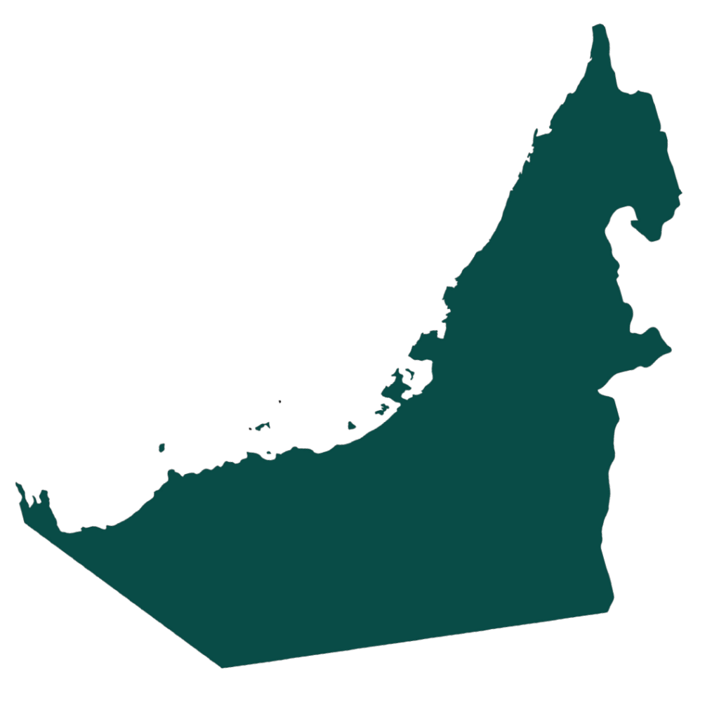 Arabien Landkarte grün