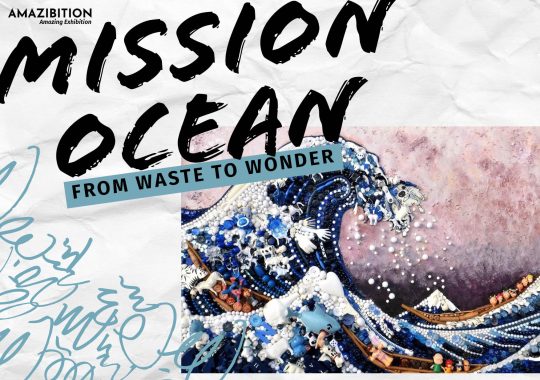 Mission ocean from waste to wonder konzept